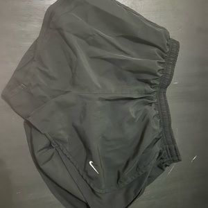black nike shorts